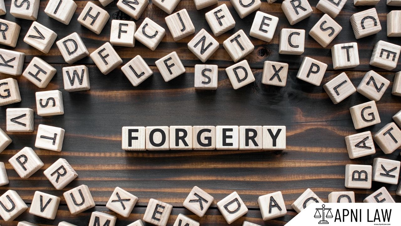 IPC Section 468 : Forgery For Purposes Of Cheating