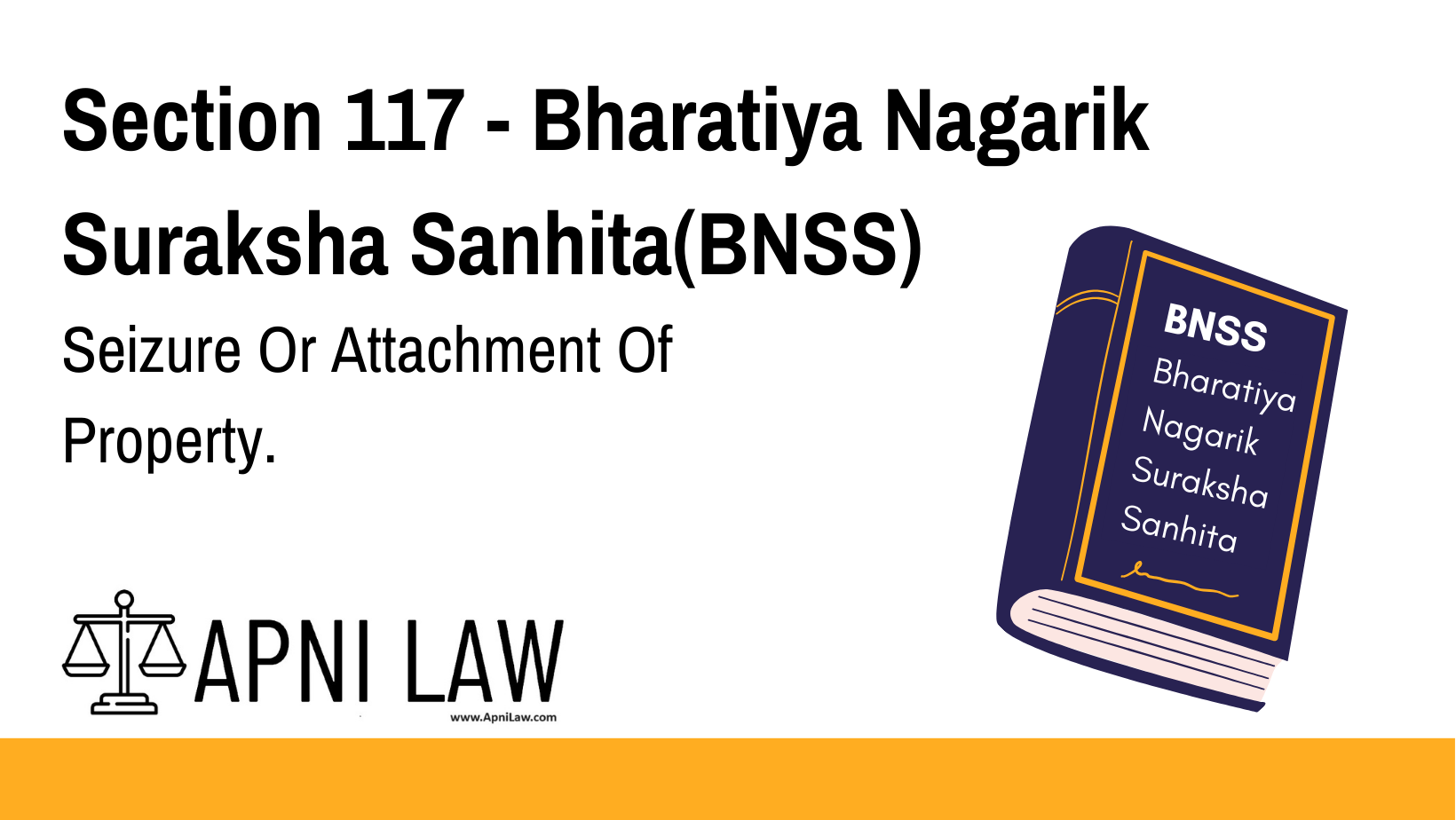 Section 117 - Bharatiya Nagarik Suraksha Sanhita(BNSS) - Seizure Or Attachment Of Property