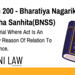 Section 200 - Bharatiya Nagarik Suraksha Sanhita(BNSS) - Place Of Trial Where Act Is An Offence By Reason Of Relation To Other Offence