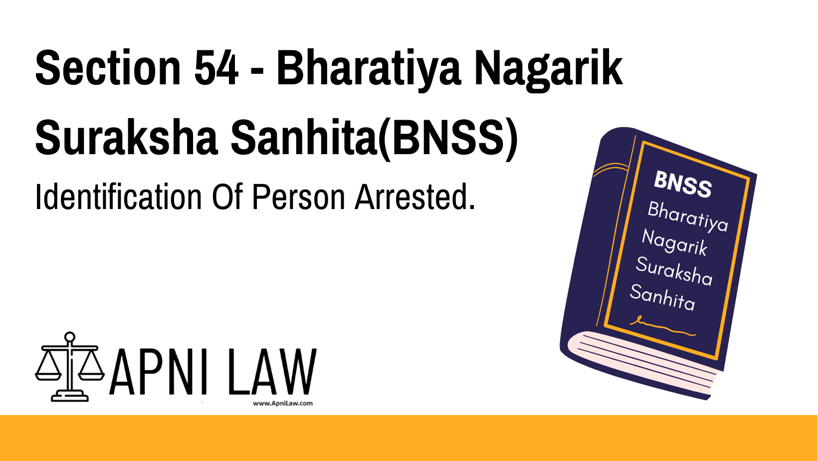 Section 54 - Bharatiya Nagarik Suraksha Sanhita(BNSS) - Identification Of Person Arrested