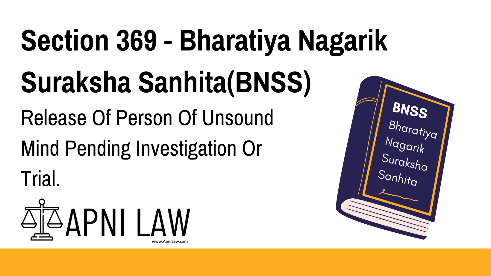 Section 369 - Bharatiya Nagarik Suraksha Sanhita(BNSS) - Release Of Person Of Unsound Mind Pending Investigation Or Trial