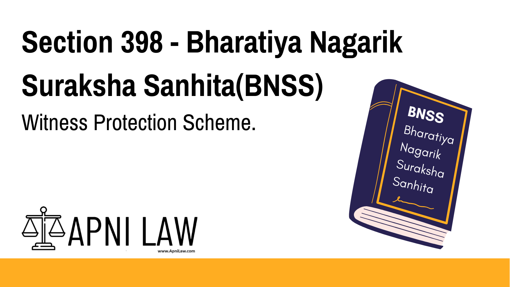 Section 398 - Bharatiya Nagarik Suraksha Sanhita(BNSS) - Witness Protection Scheme